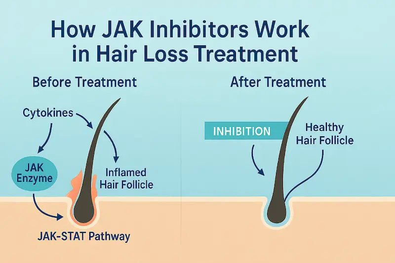 jak inhibitors hair loss